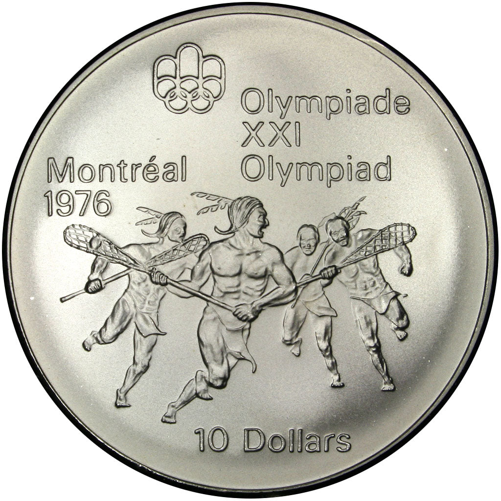 CANADA, 10 Dollars, 1974, Royal Canadian Mint, KM #96, MS(63), Silver, 45, 48.60