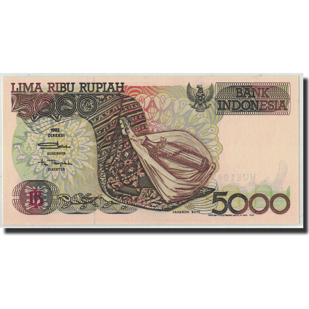 Indonesia, 5000 Rupiah, 1992/1997, KM:130f, UNC(65-70)