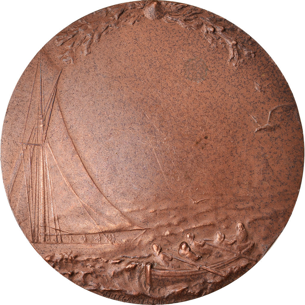 France, Medal, Bateaux, Course Nautique, Shipping, 1969, Legastelois, EF(40-45)