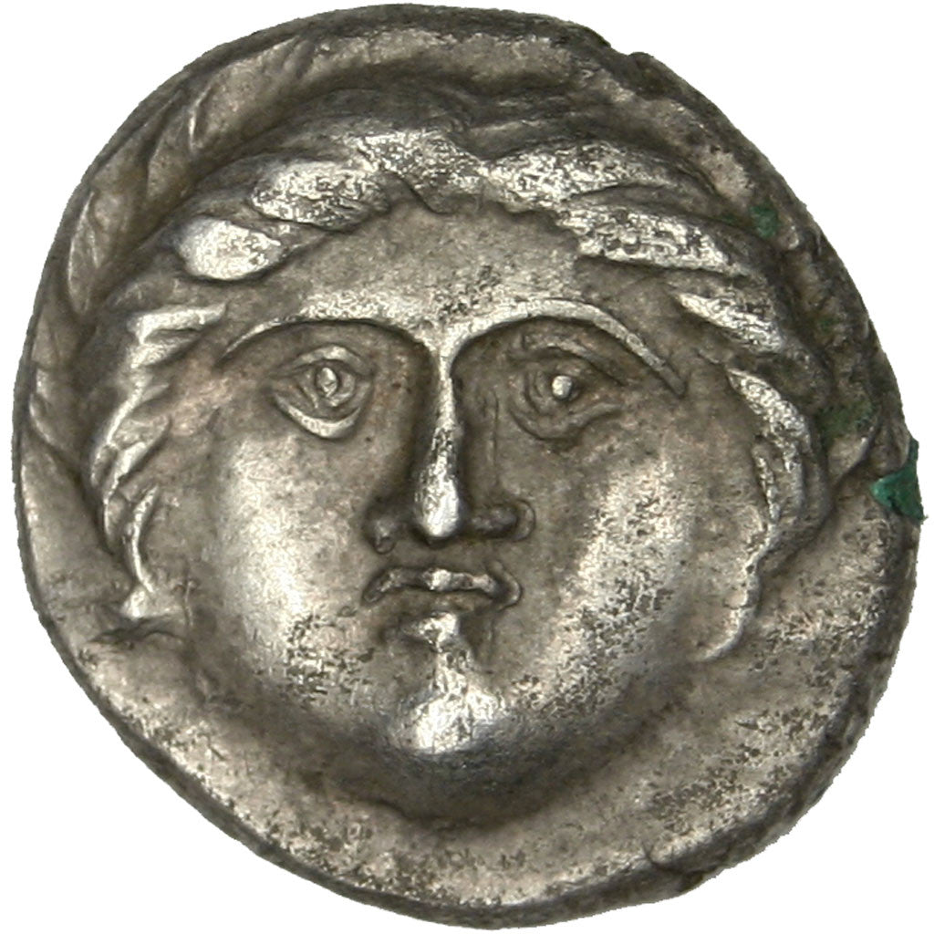 Coin, Thrace, Apollonia Pontica, Apollo, Diobol, AU(50-53), Silver