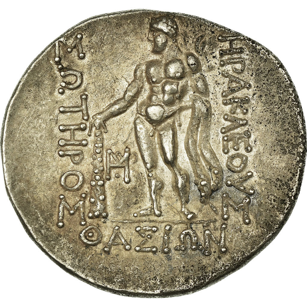 Coin, Thrace, Thasos, Helios, Tetradrachm, Thasos, AU(50-53), Silver