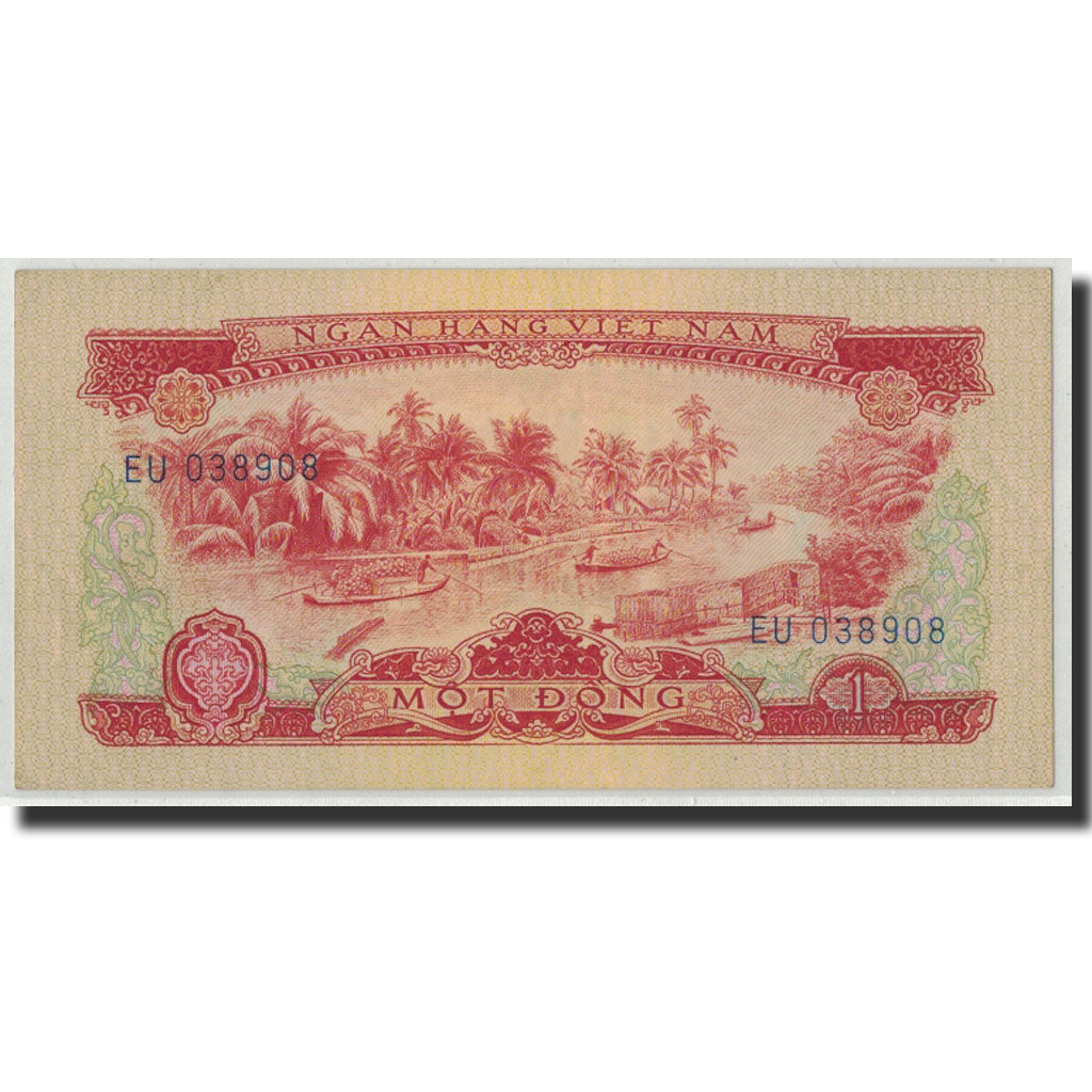 Banknote, South Viet Nam, 1 D<ox>ng, 1966 (1975), KM:40a, AU(55-58)