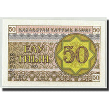 Geldschein, Kasachstan, 50 Tyin, 1993, KM:6, UNZ