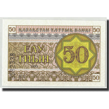 Billet, Kazakhstan, 50 Tyin, 1993, KM:6, NEUF
