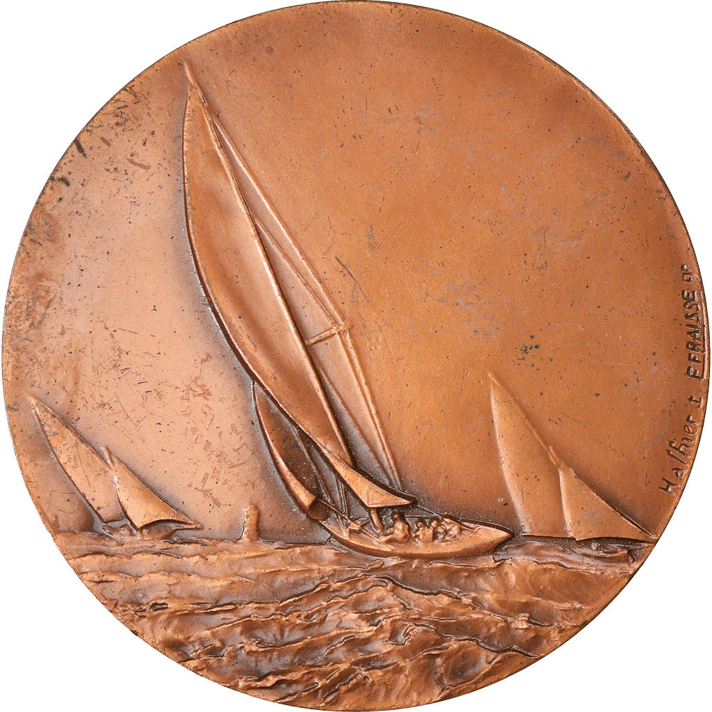 Francja, Medal, Sport, Voile, Wysyłka, 1985, Fraisse, AU(50-53), Bronze