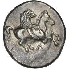 Acarnania, Leucas, Athena, Stater, Leukas, EF(40-45), Silver, 8.30