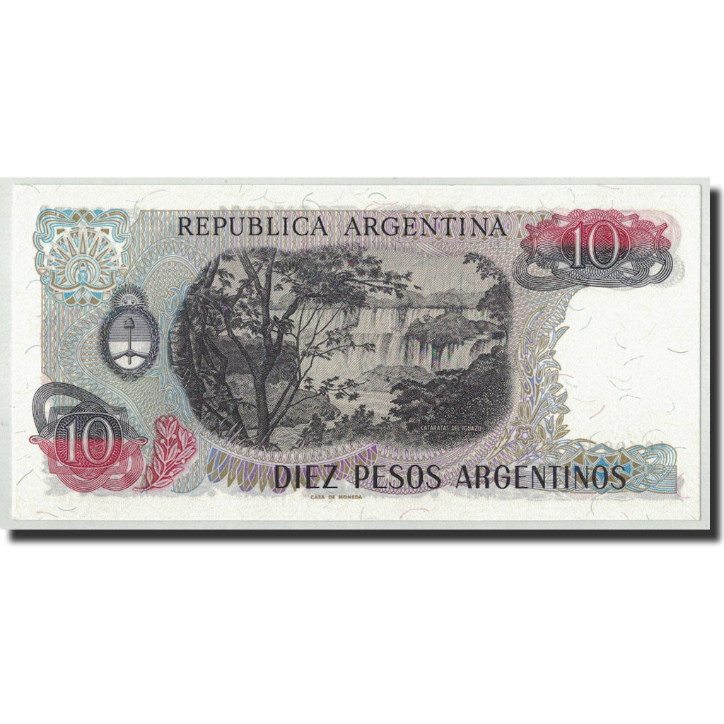 Banknote, Argentina, 10 Pesos Argentinos, Undated (1983-84), KM:313a, UNC(65-70)