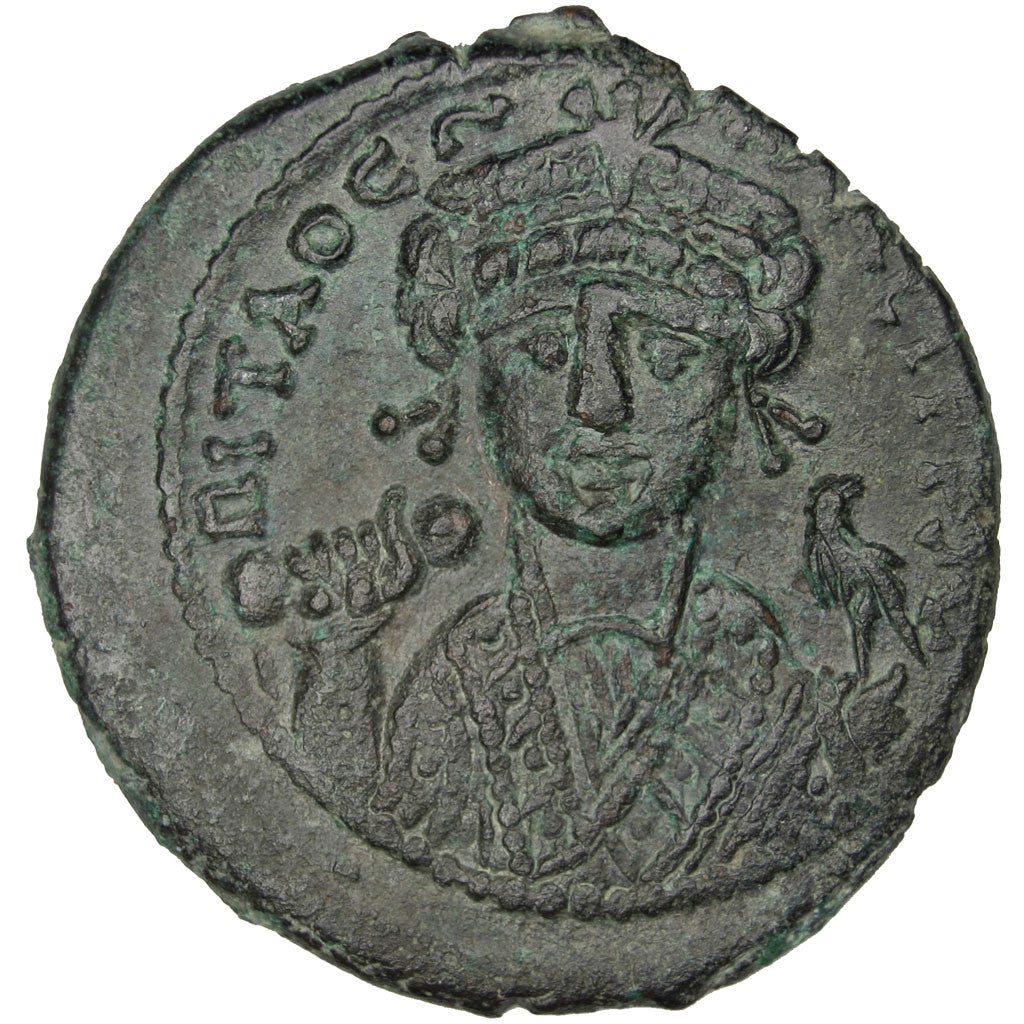 Tiberius II Constantine 578-582, Follis, Antioch, AU(50-53), Copper, 12.04
