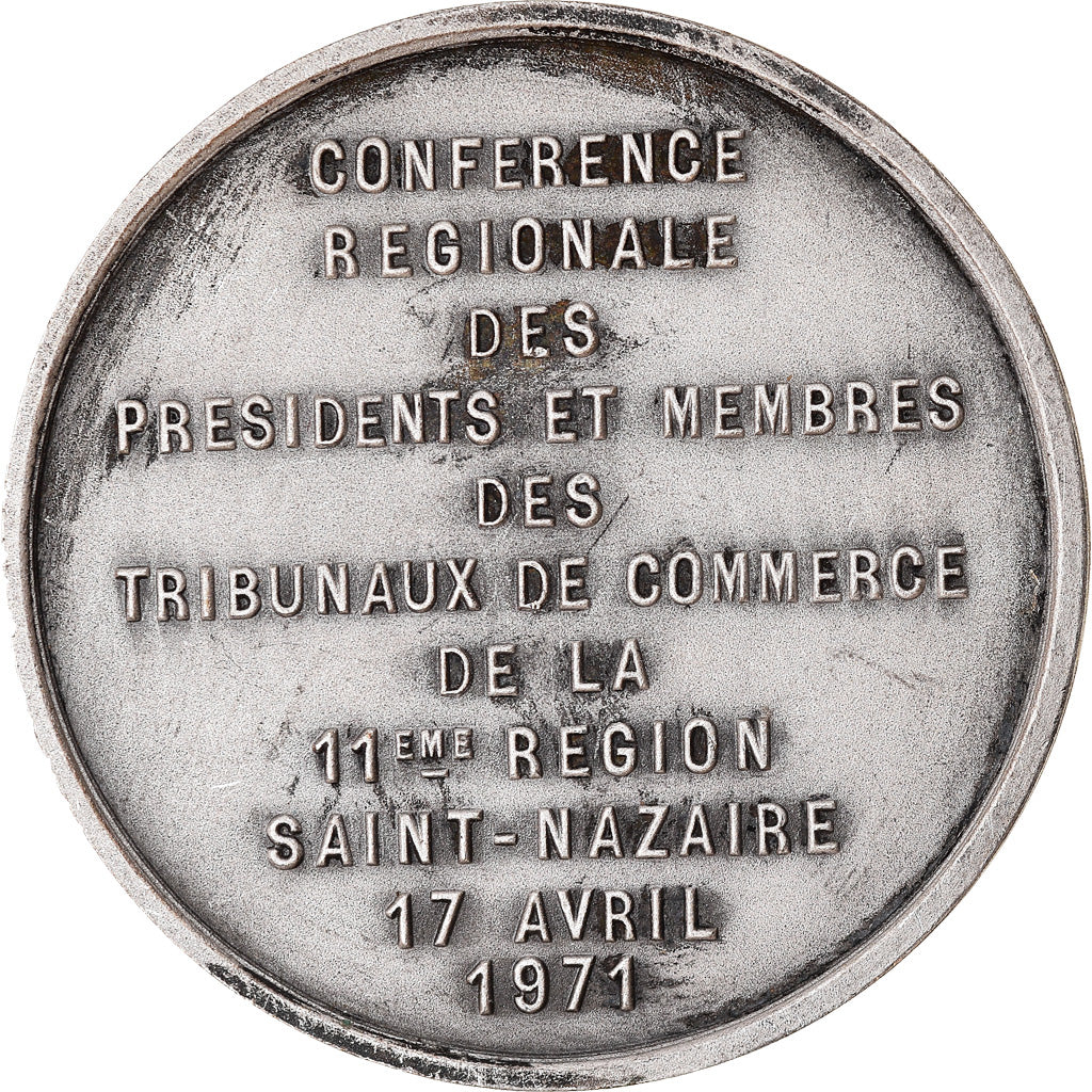 Francja, Medal, Tribunaux de Commerce, Conférence Régionale, Saint-Nazaire