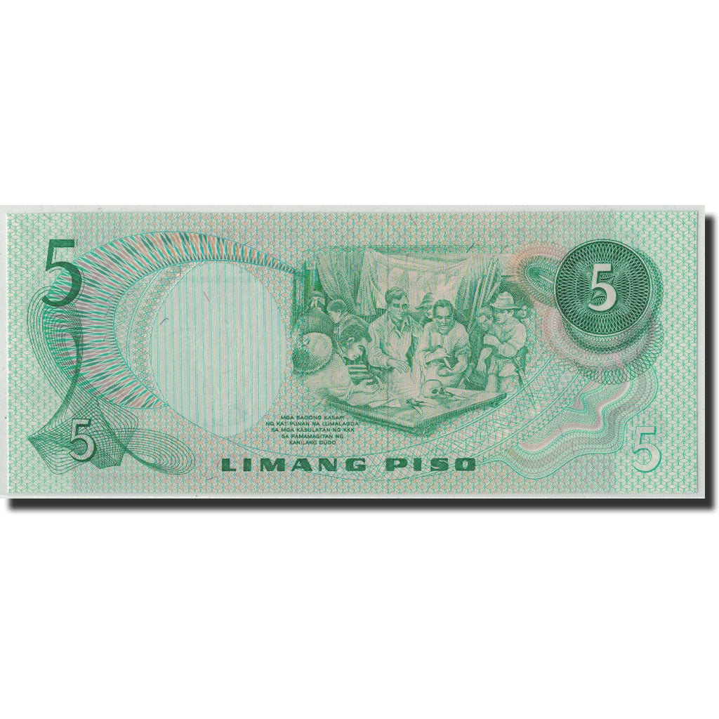 Geldschein, Philippinen, 5 Piso, Undated, KM:148a, UNZ
