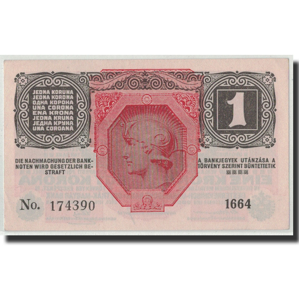 Banconote, Austria, 1 Krone, Undated (1919), KM:49, 1916-12-01, SPL