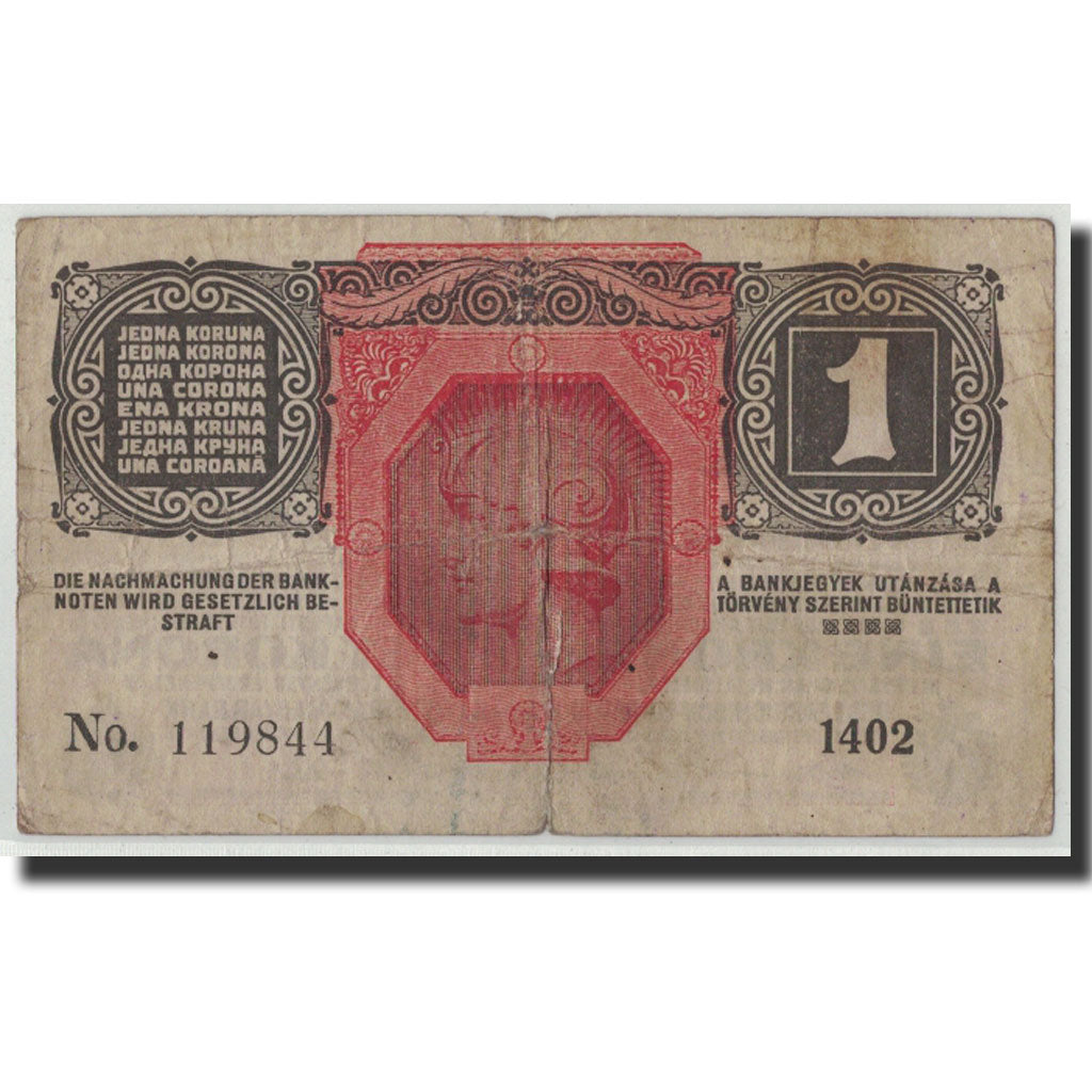 Geldschein, Österreich, 1 Krone, 1916, 1916-12-01, KM:20, SGE