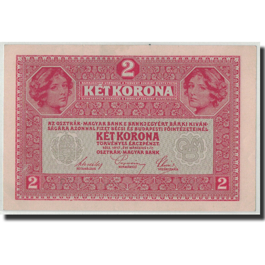 Banknote, Austria, 2 Kronen, Undated (1919), 1917-03-01, KM:50, UNC(63)