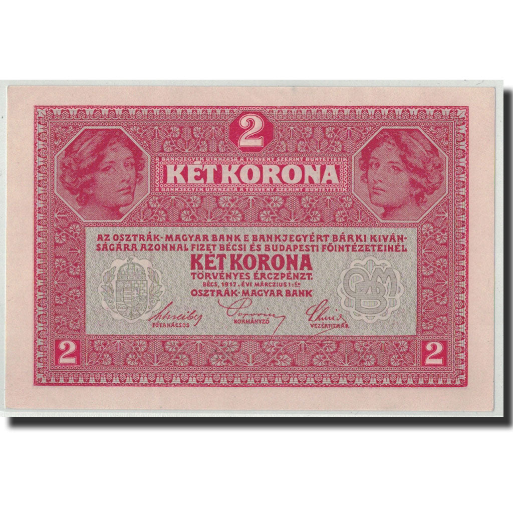 Österreich, 2 Kronen, 1917, KM:21, 1917-03-01, UNZ-