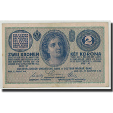 Austria, 2 Kronen, 1914, 1914-08-05, KM:17b, BB+