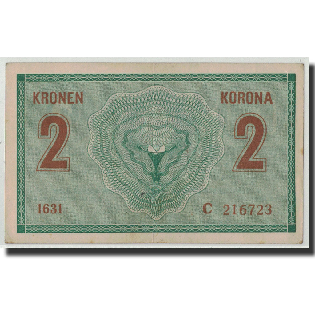 Austria, 2 Kronen, 1914, 1914-08-05, KM:17b, BB+