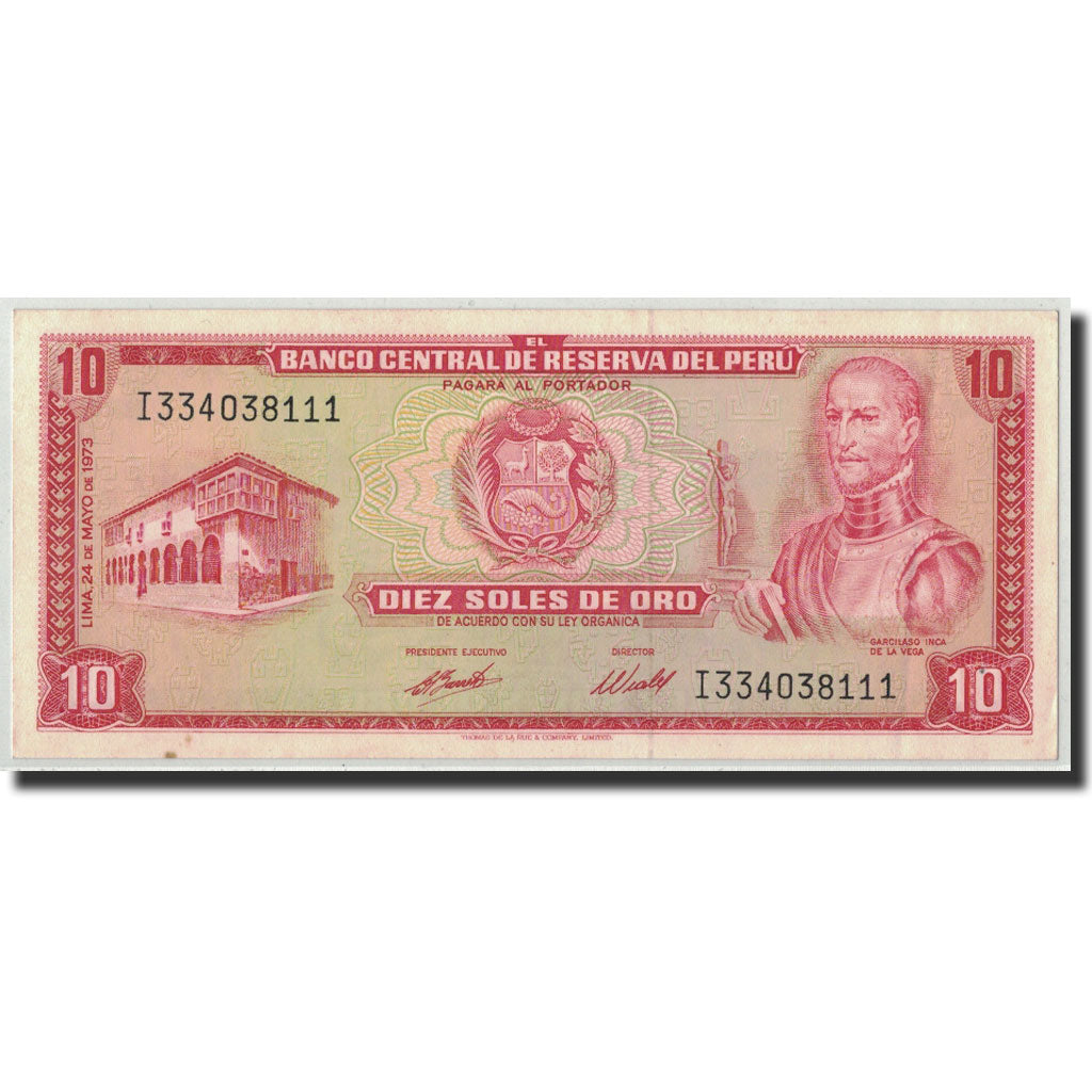 Peru, 10 Soles De Oro, 1973, KM:100c, 1973-05-24, UNZ-