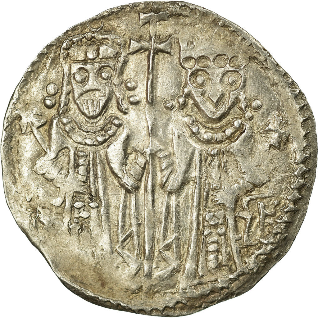 Coin, Serbia, 1/2 Dinar, AU(55-58), Silver