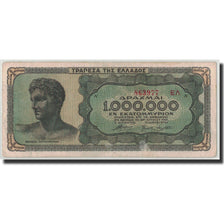 Billet, Grèce, 1,000,000 Drachmai, 1944, 1944-06-29, KM:127b, TB