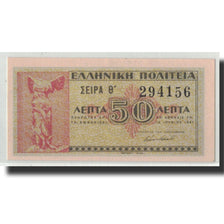 Grecia, 50 Lepta, 1941, KM:316, 1941-06-18, FDS