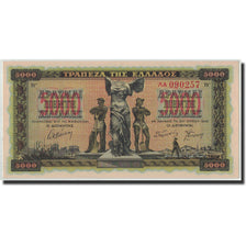 Banknote, Greece, 5000 Drachmai, 1942, 1942-06-20, KM:119a, UNC(65-70)