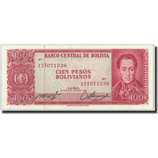 Billete, 100 Pesos Bolivianos, 1962, Bolivia, KM:164A, 1962-07-13, UNC