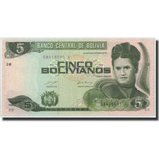 Banknote, Bolivia, 5 Bolivianos, 1986, 1986-11-28, KM:209, UNC(65-70)