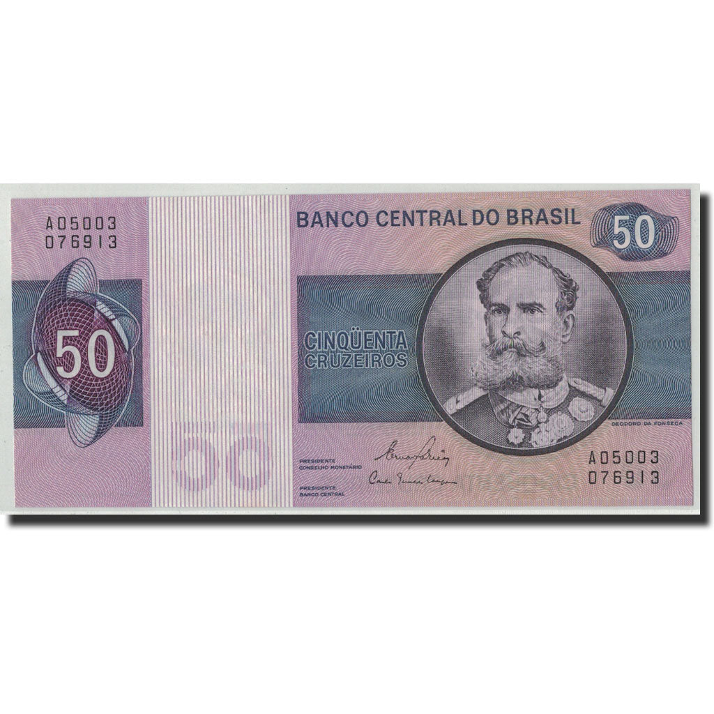 Brazil, 50 Cruzeiros, Undated (1980), KM:194c, UNC(65-70)