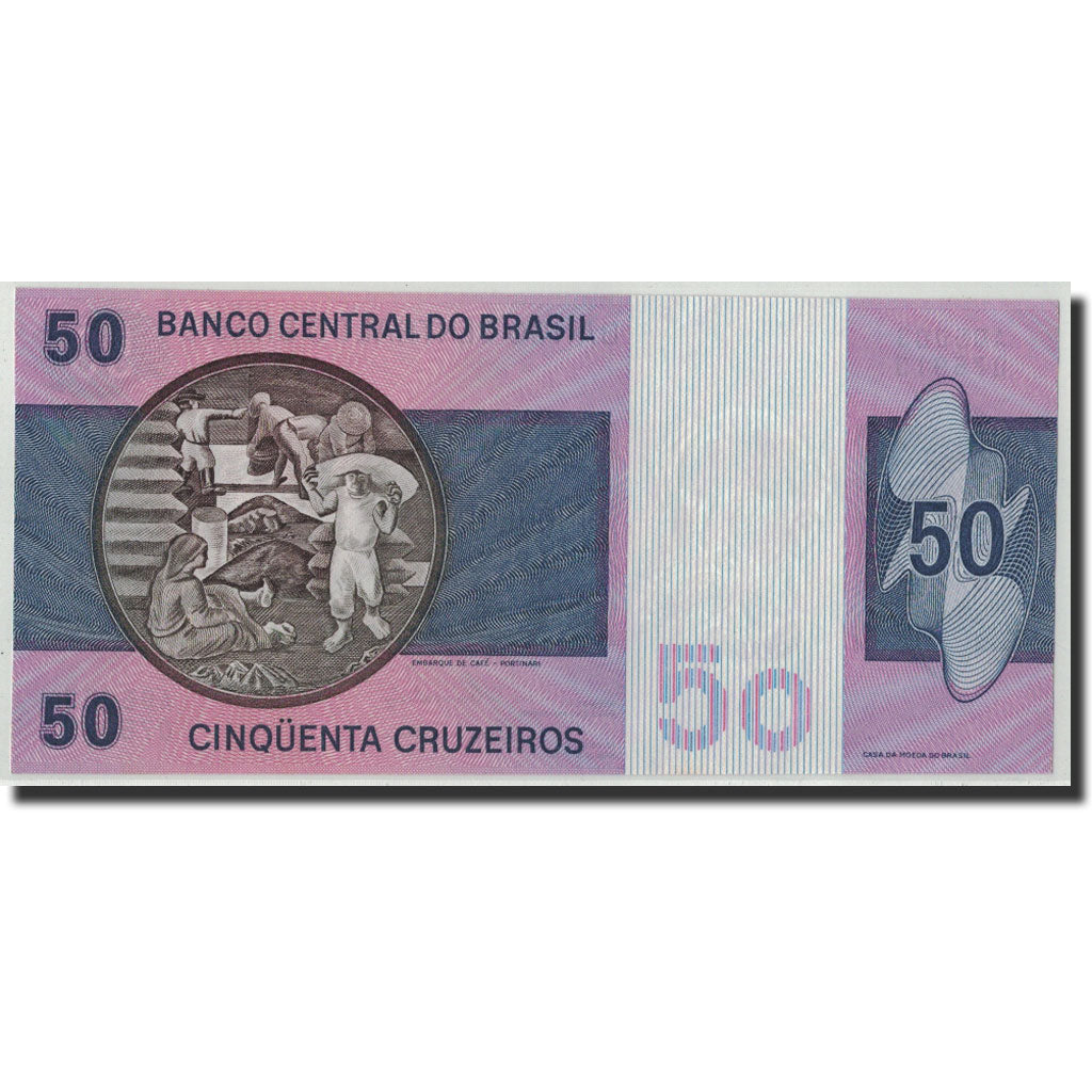Brazil, 50 Cruzeiros, Undated (1980), KM:194c, UNC(65-70)