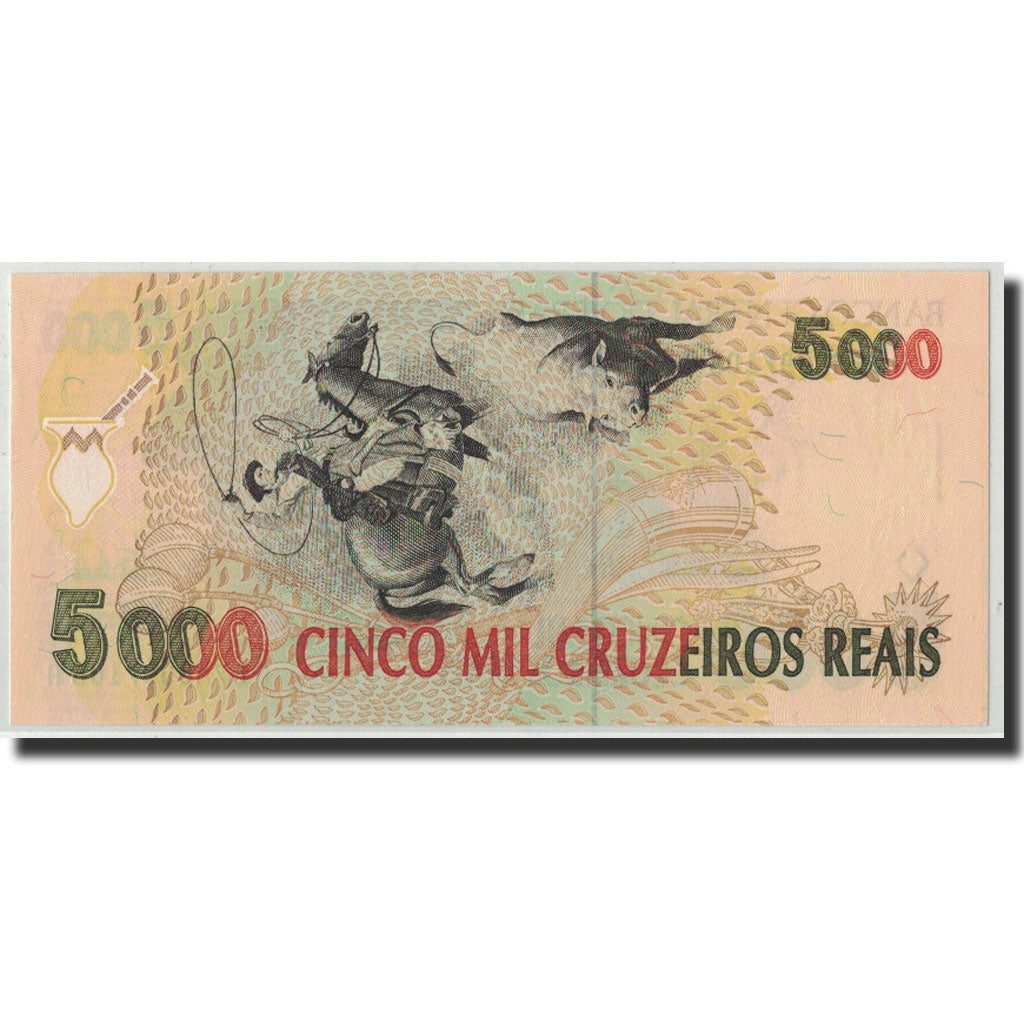 Brazil, 5000 Cruzeiros Reais, Undated (1993), KM:241, UNC(65-70)