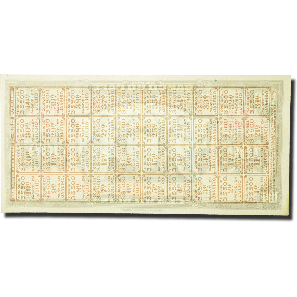 Banknote, Brazil, 100 Mil Reis, 1890, 1890-01-19, KM:S541r, UNC(65-70)