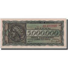 Banknote, Greece, 5,000,000 Drachmai, 1944, 1944-07-20, KM:128a, UNC(63)