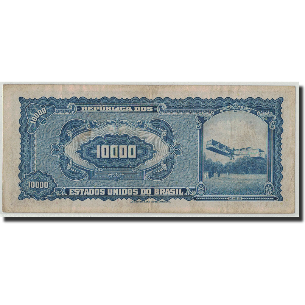 Brésil, 10 Cruzeiros Novos on 10,000 Cruzeiros, Undated (1967), KM:189b, TB