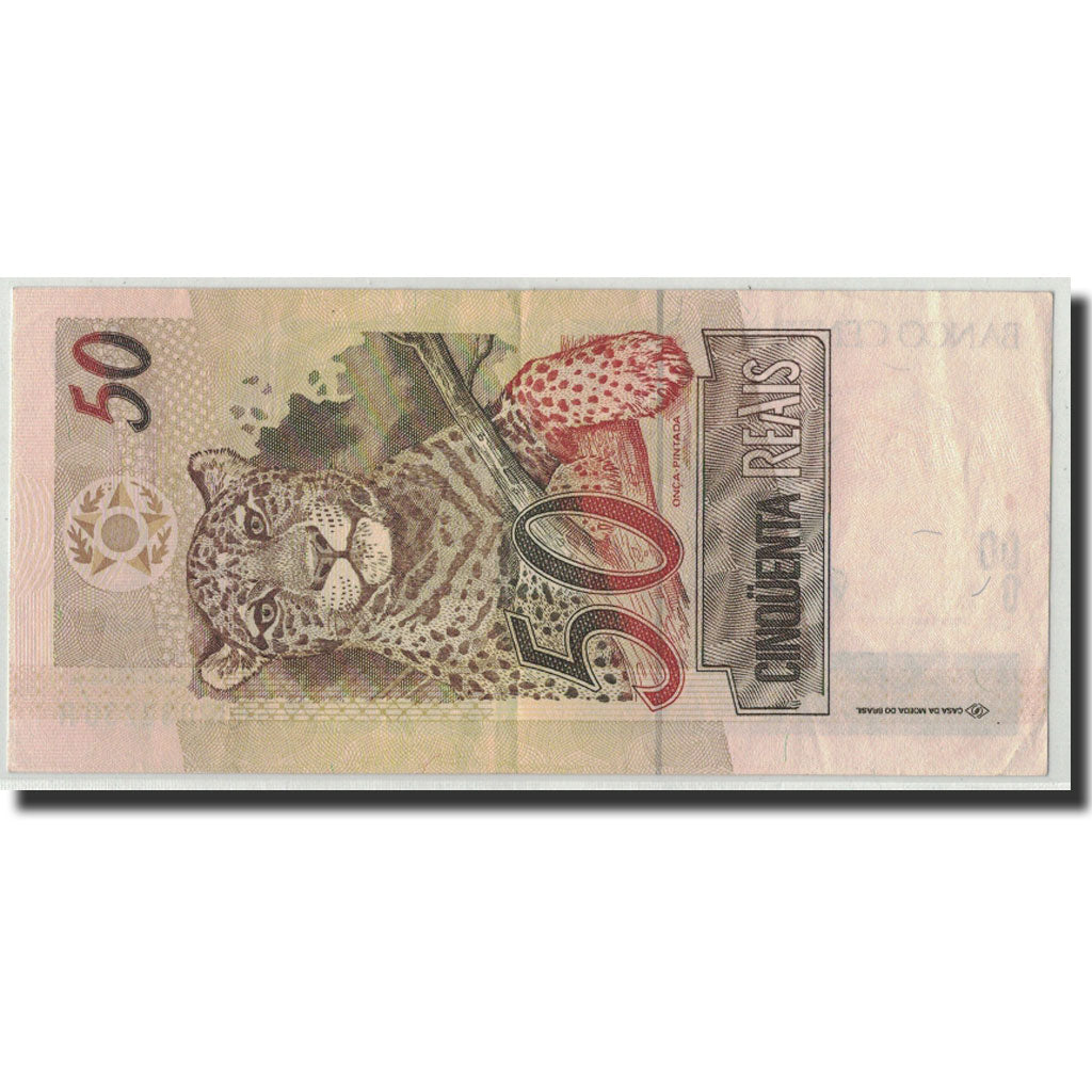 Banknote, Brazil, 50 Reais, Undated (1994), KM:246j, VF(20-25)