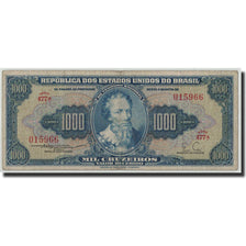 Brésil, 1000 Cruzeiros, Undated (1953-59), KM:156b, B