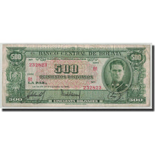 Bolivia, 500 Bolivianos, 1945, KM:148, 1945-12-20, F(12-15)