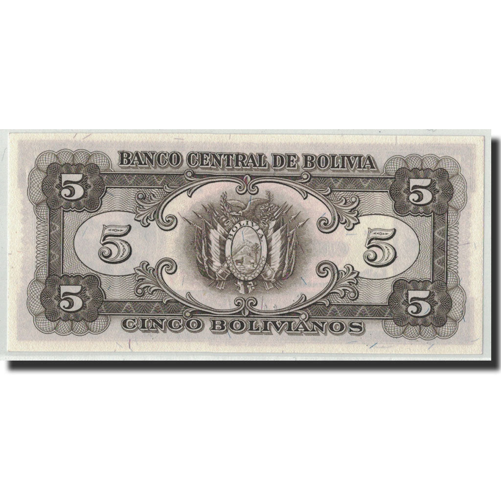 Banconote, Bolivia, 5 Bolivianos, 1945, KM:138a, 1945-12-20, FDS