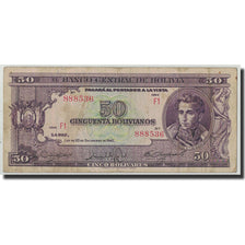 Billete, 50 Bolivianos, 1945, Bolivia, KM:141, 1945-12-20, RC+