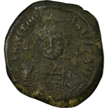 Coin, Justinian I, Follis, Constantinople, EF(40-45), Copper, Sear:163