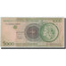 Banknote, Brazil, 5000 Cruzeiros, Undated (1990), KM:227, VF(20-25)