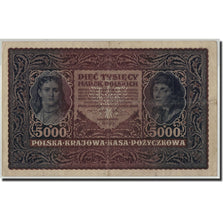 Banknote, Poland, 5000 Marek, 1920, 1920-02-07, KM:31, VF(20-25)