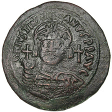 Justinian I 527-565, Follis, Kyzikos, EF(40-45), Copper, Sear #207, 21.34