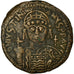 Münze, Justinian I, Follis, Kyzikos, SS, Kupfer, Sear:207