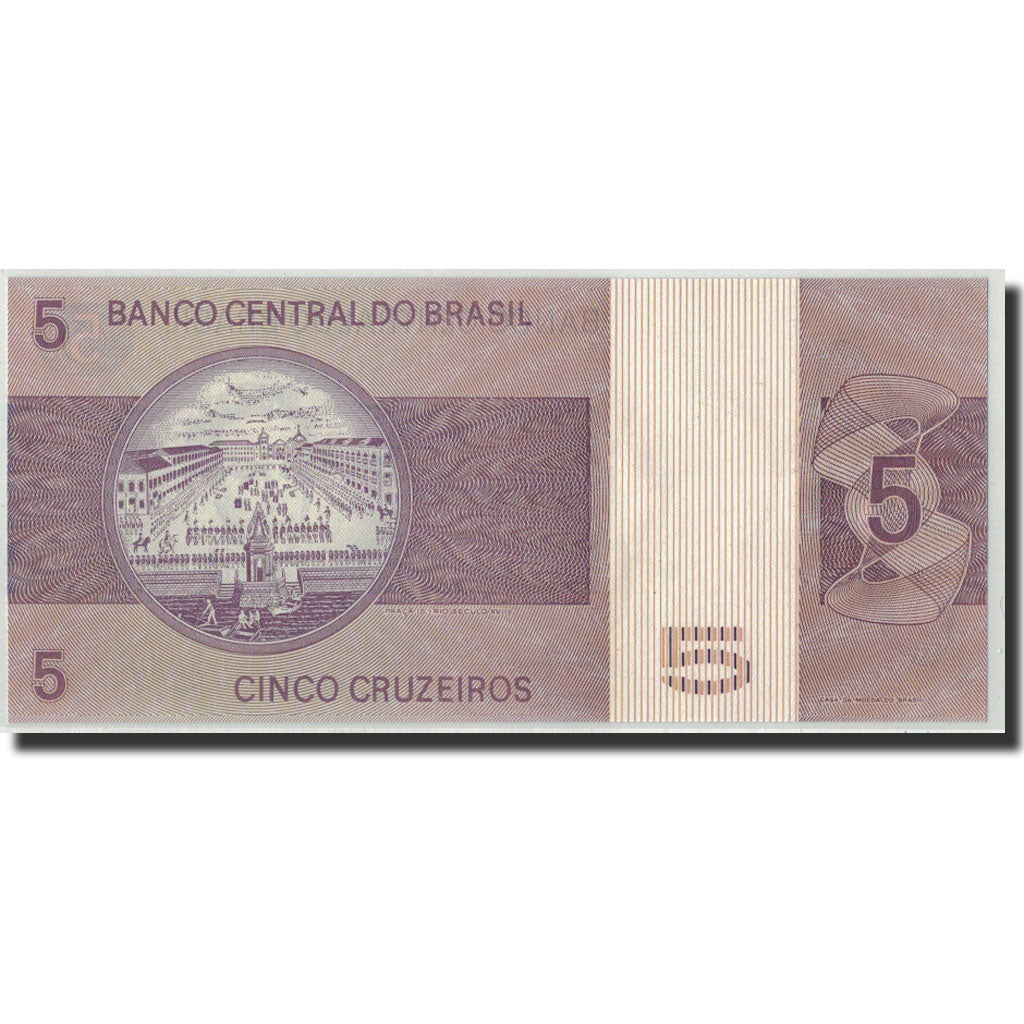 Banknote, Brazil, 5 Cruzeiros, Undated (1973), KM:192b, UNC(65-70)
