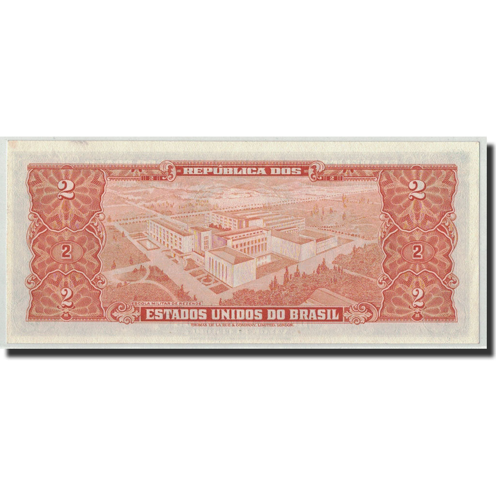 Banknote, Brazil, 2 Cruzeiros, Undated (1955), KM:157, UNC(65-70)