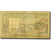 Banknote, West African States, 500 Francs, 1985, KM:706Kh, VG(8-10)