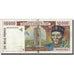 Banknote, West African States, 10,000 Francs, 1996, KM:114Ad, AU(50-53)