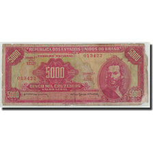 Brazil, 5000 Cruzeiros, Undated (1964), KM:182b, G(4-6)