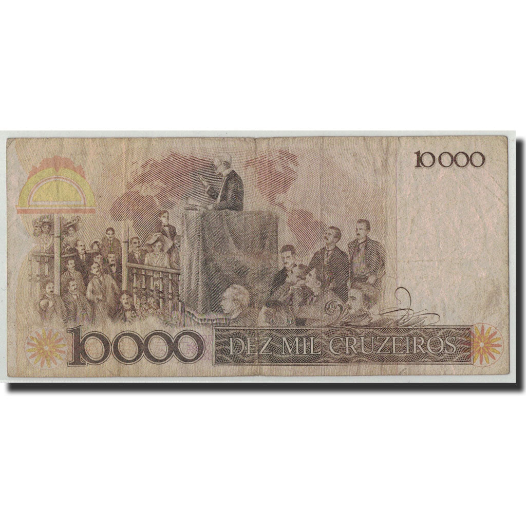 Geldschein, Brasilien, 10,000 Cruzeiros, UNDATED (1984), KM:203a, SGE