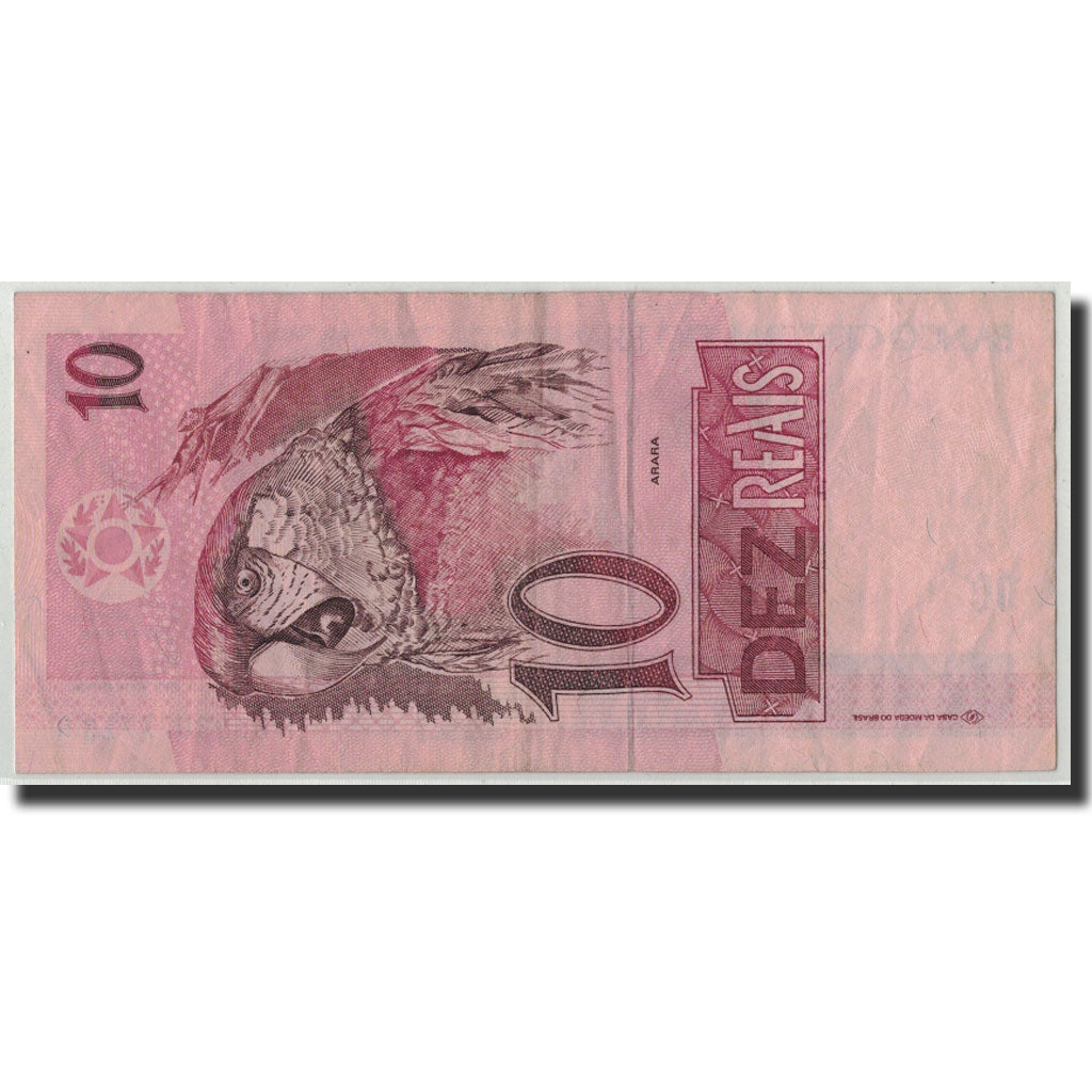 Banknote, Brazil, 10 Reais, Undated (1994), KM:245e, VF(20-25)
